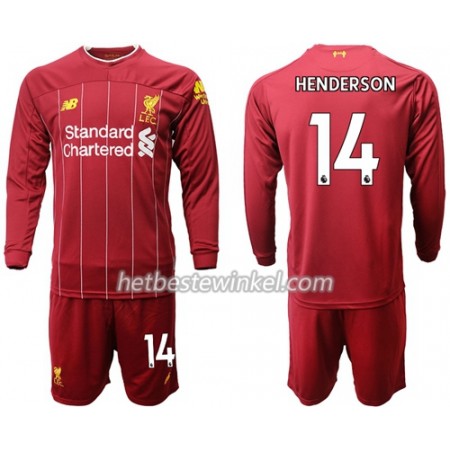 Liverpool Henderson 14 Voetbaltenues Kind Thuis 2019/20 - LS (+ Korte broeken)